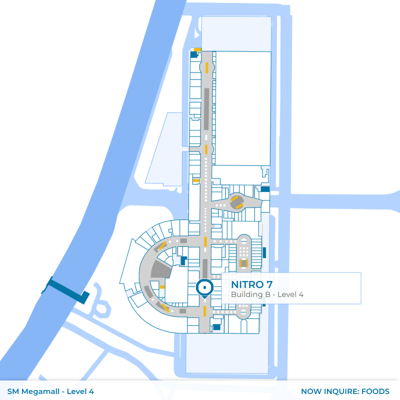 Map - Nitro 7 - SM Megamall - Building B - Level 4